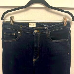 Anthropologie Pilcro dark wash straight/wide leg jeans